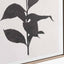 Pacific Lifestyle Accessories S/2 Natural and Black Leaf Print Canvases with Natural Frames House of Isabella UK