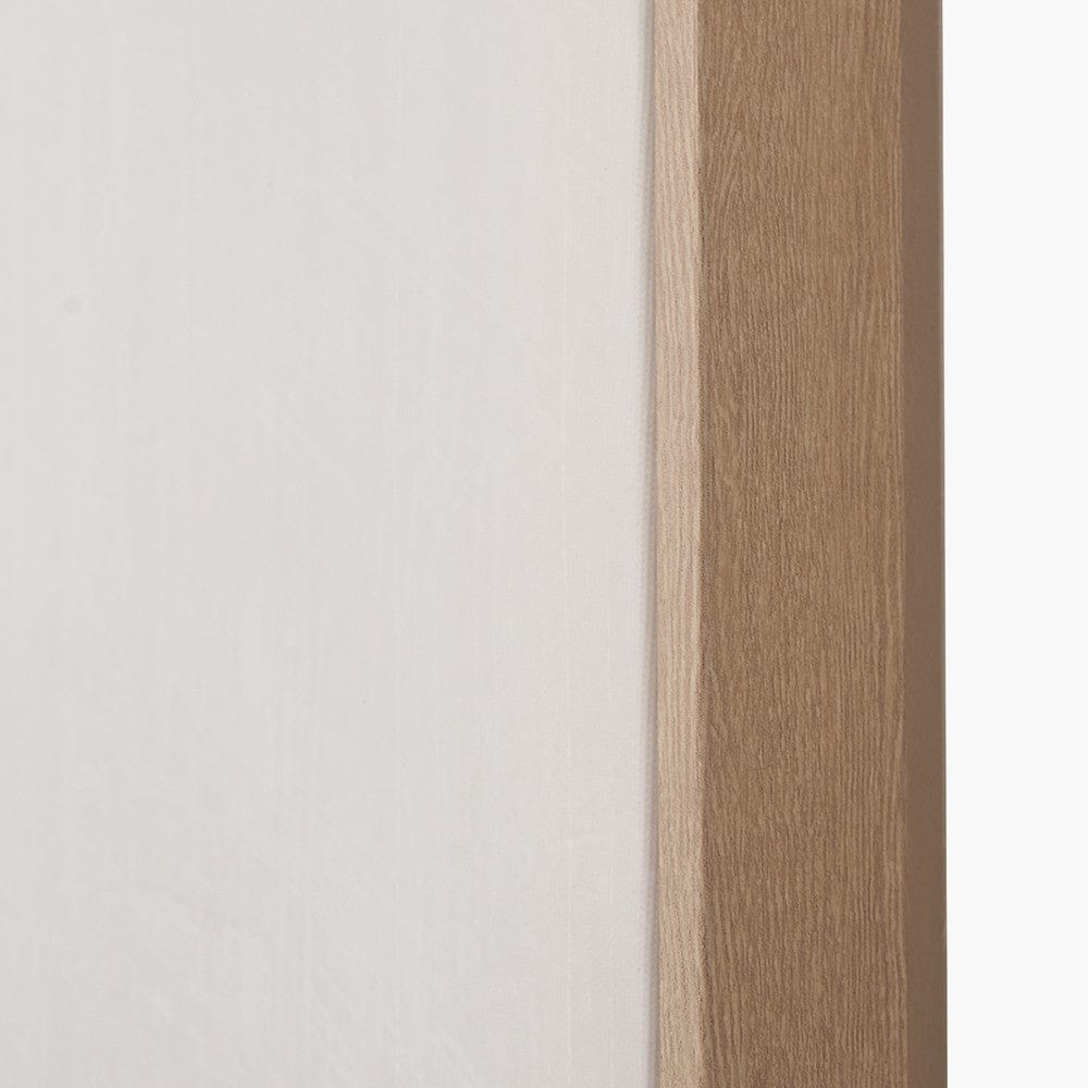 S/3 Natural and White Birds Canvases with Natural Frames.