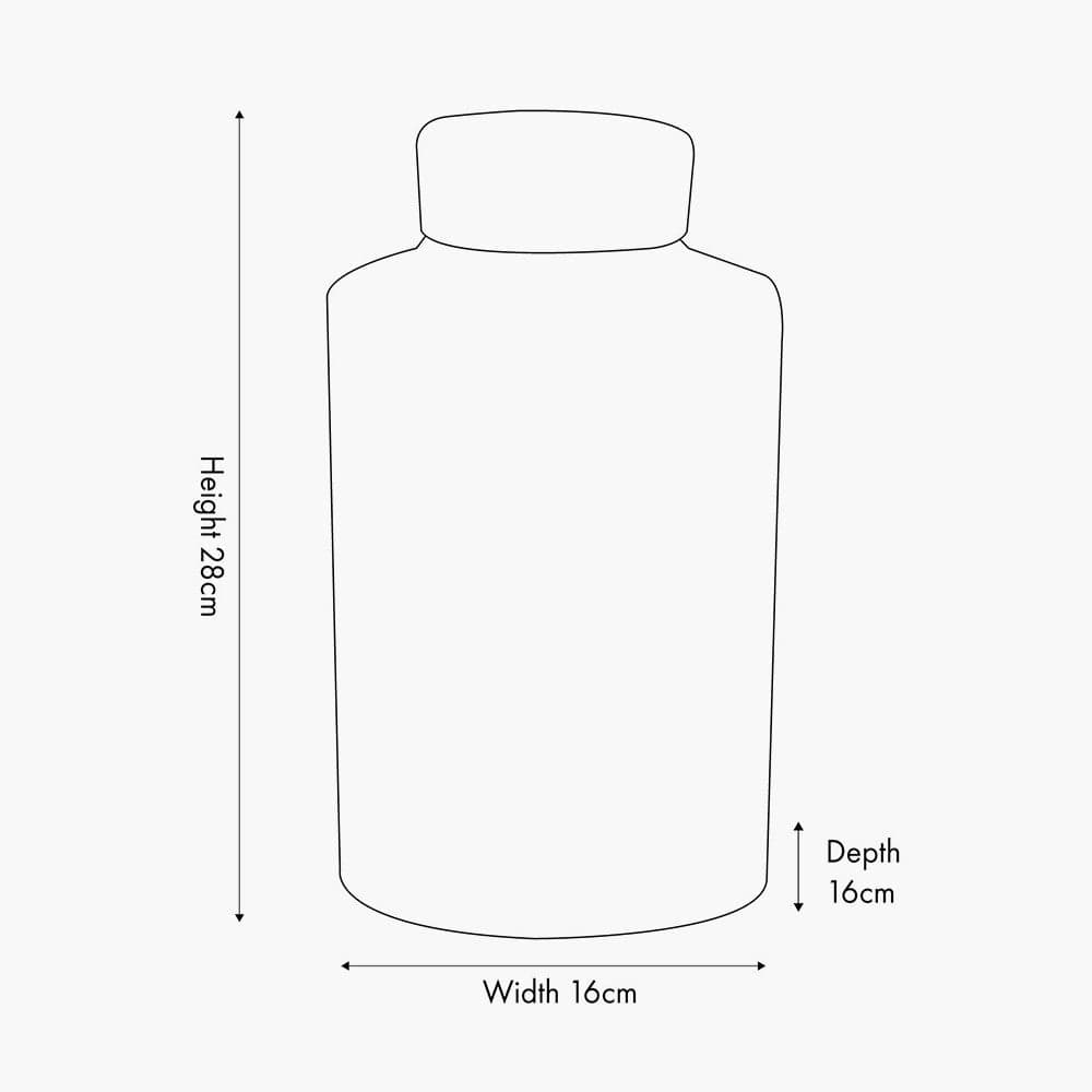 Pacific Lifestyle Accessories Samara Blue and White Ceramic Aztec Design Lidded Ginger Jar House of Isabella UK