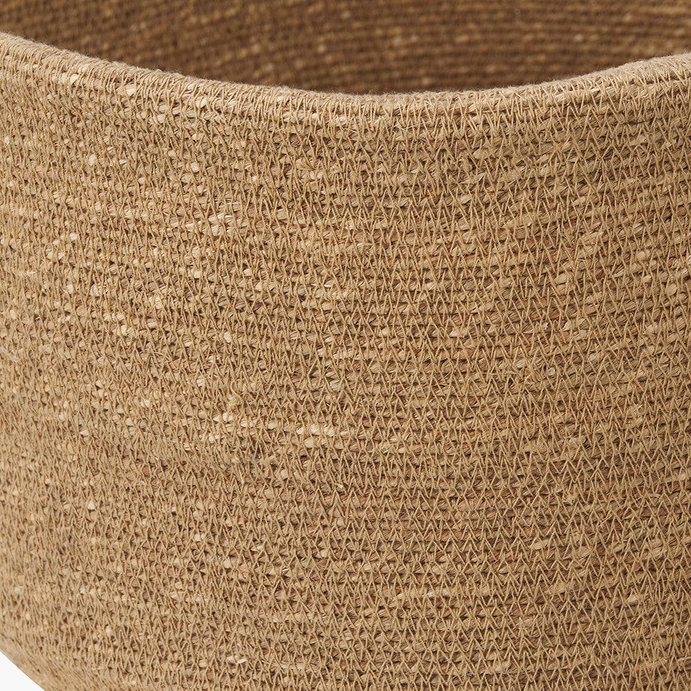 Seagrass Natural Round Basket.