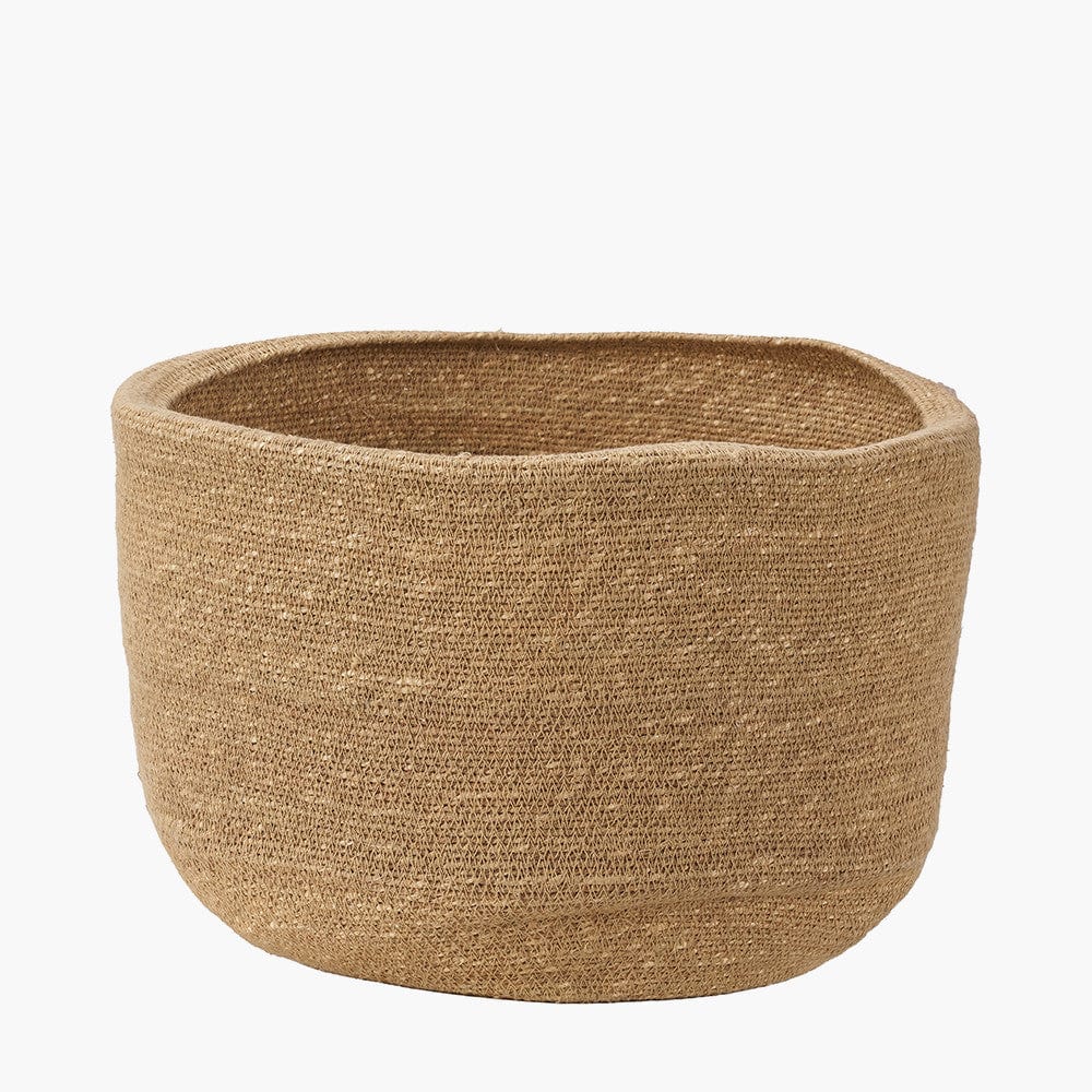 Seagrass Natural Round Basket.