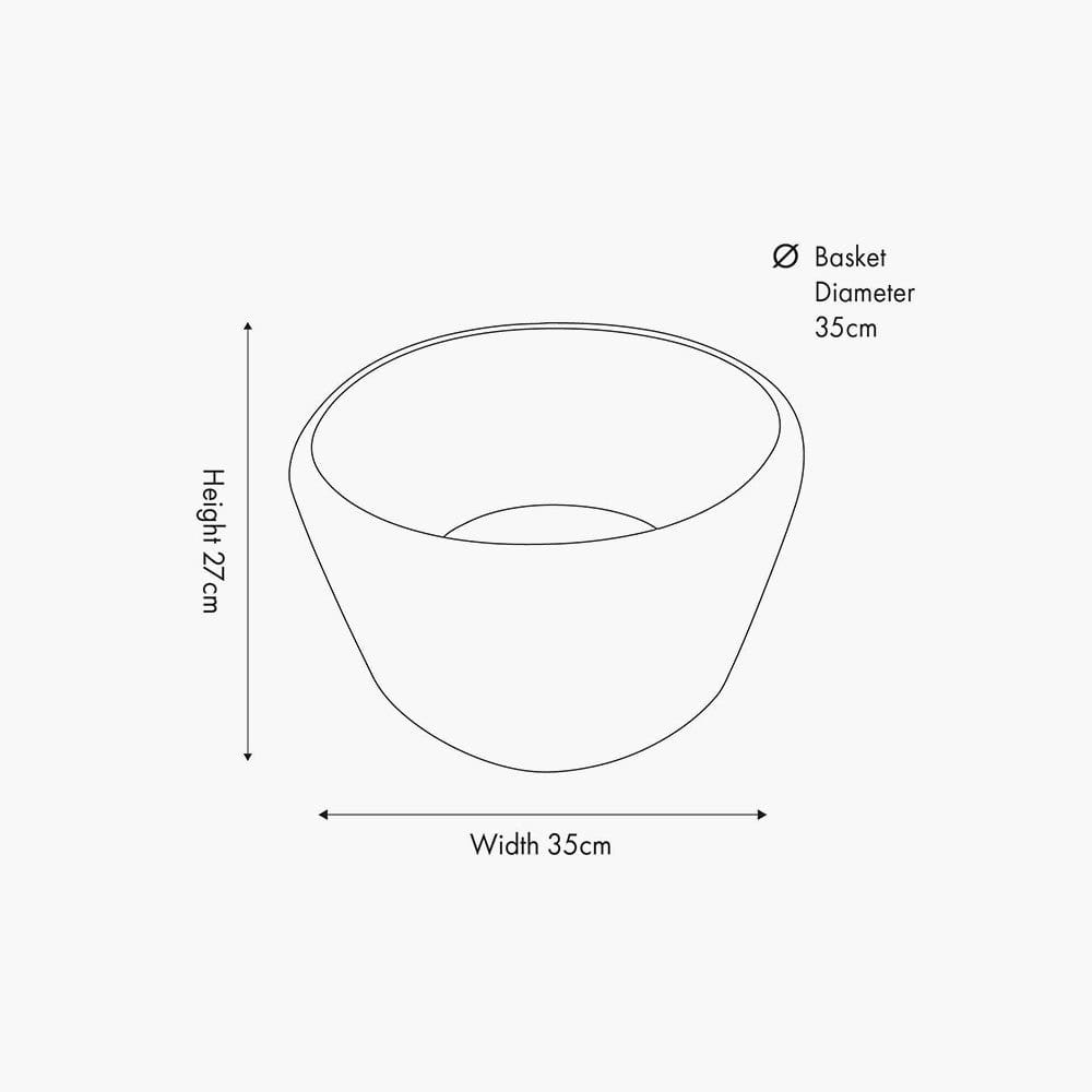 Seagrass Natural Round Basket.