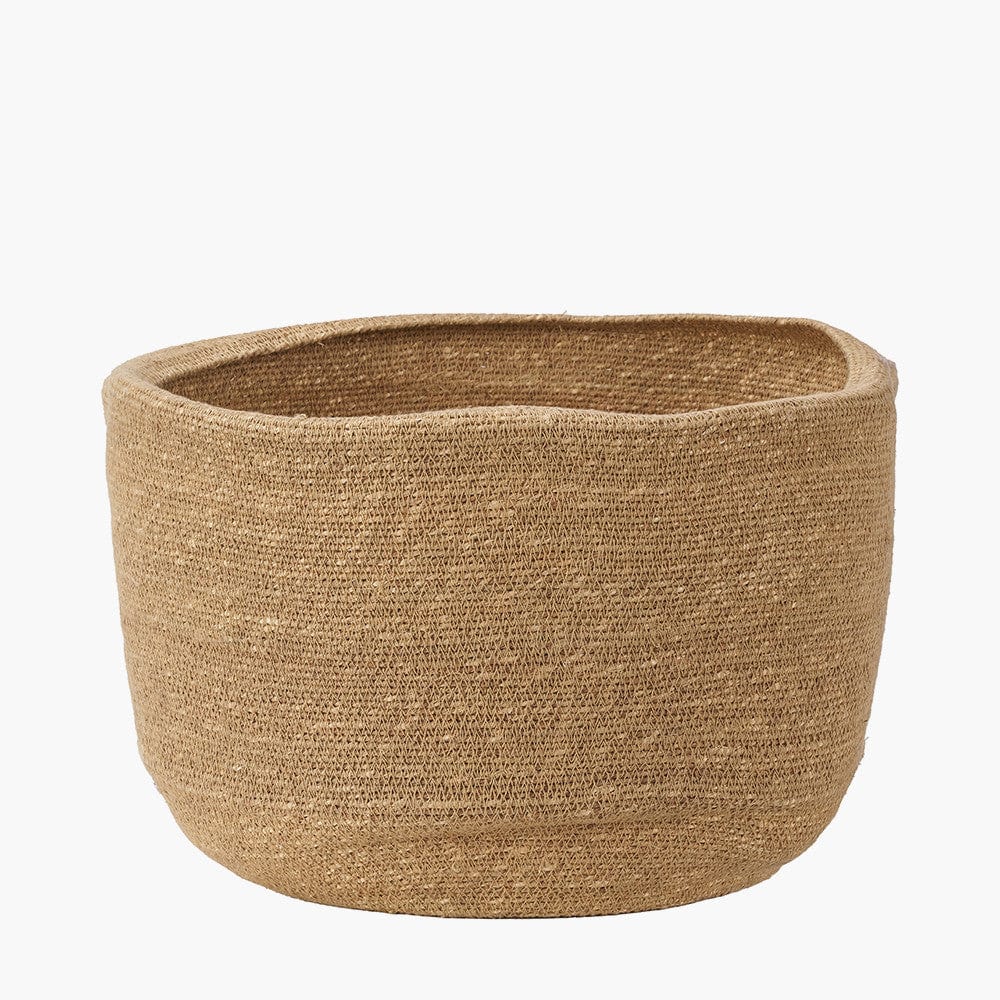 Seagrass Natural Round Basket.