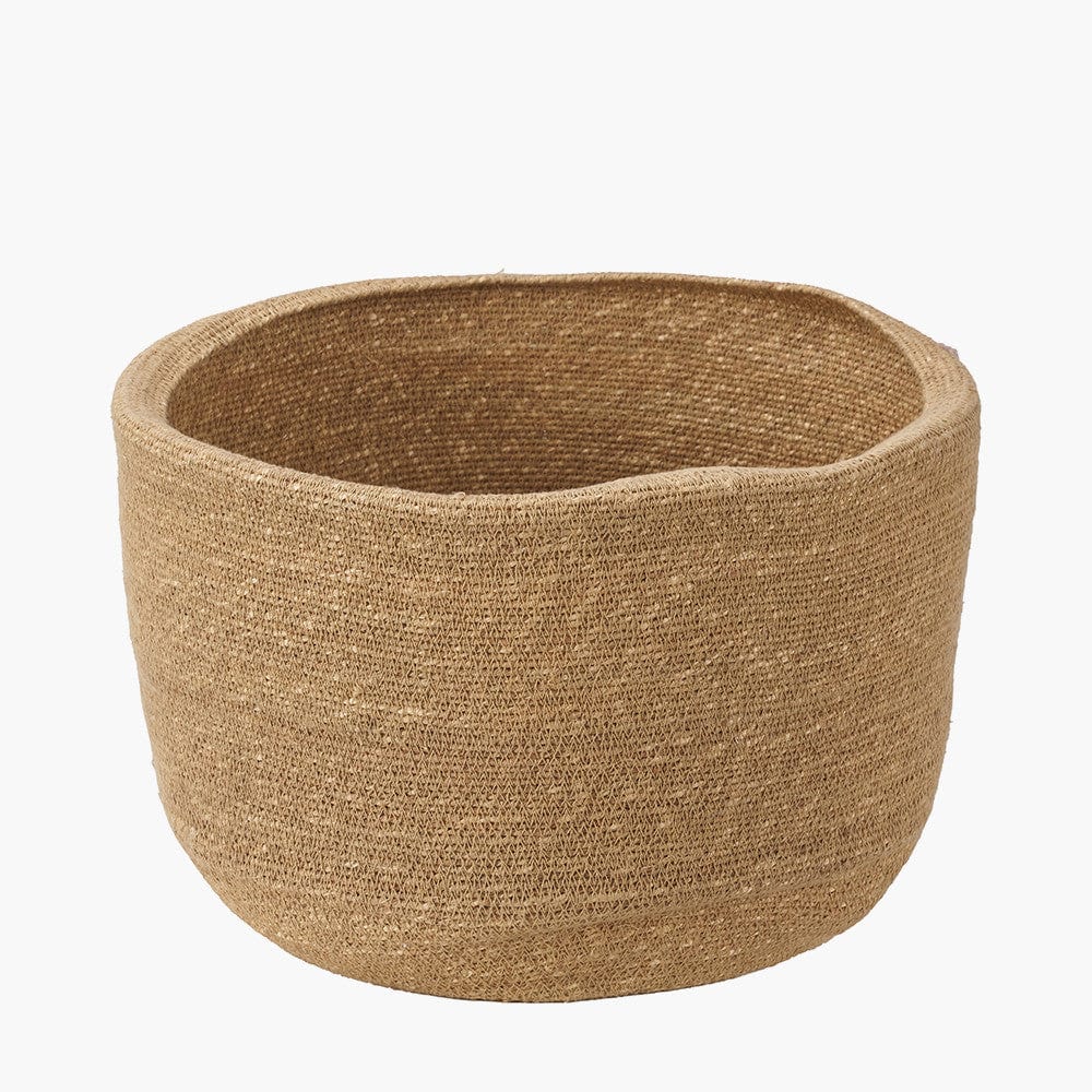 Seagrass Natural Round Basket.