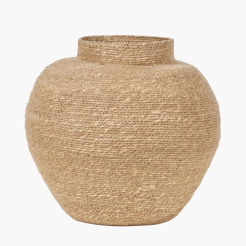 Seagrass Natural Urn Shaped Basket.