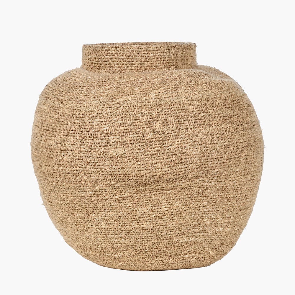 Seagrass Natural Urn Shaped Basket.