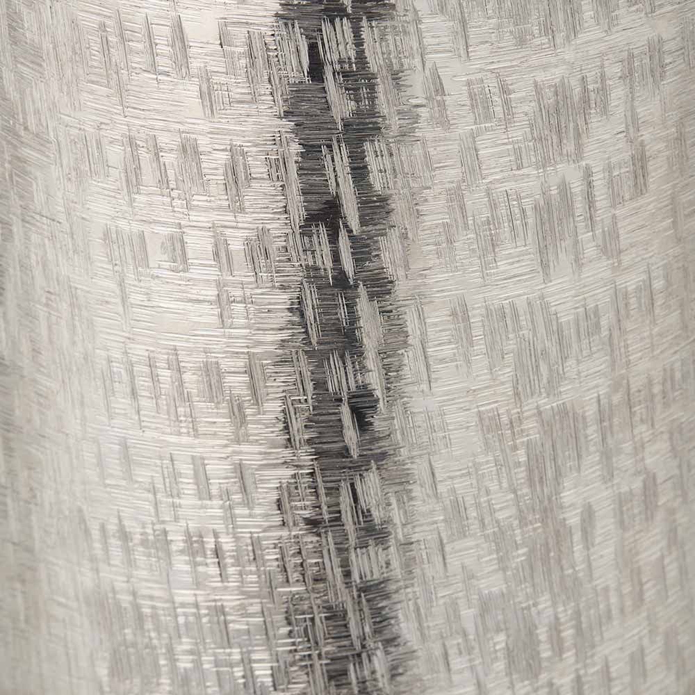 Silver Metal Hammered Vase Tall.