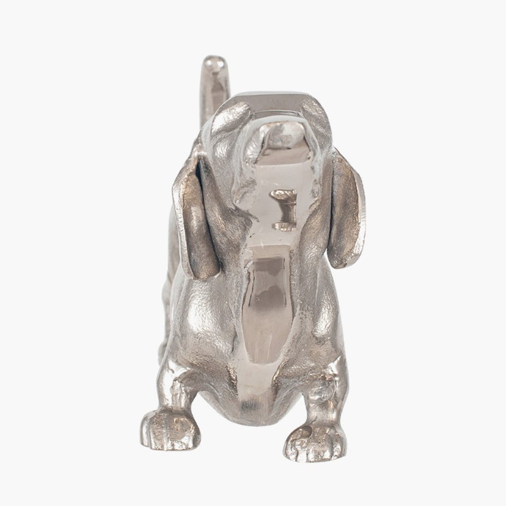 Pacific Lifestyle Accessories Silver Metal Sausage Dog Book Ends House of Isabella UK