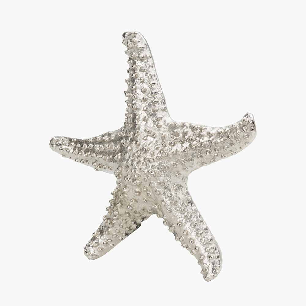 Pacific Lifestyle Accessories Silver Metal Starfish Ornament House of Isabella UK