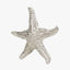 Pacific Lifestyle Accessories Silver Metal Starfish Ornament House of Isabella UK