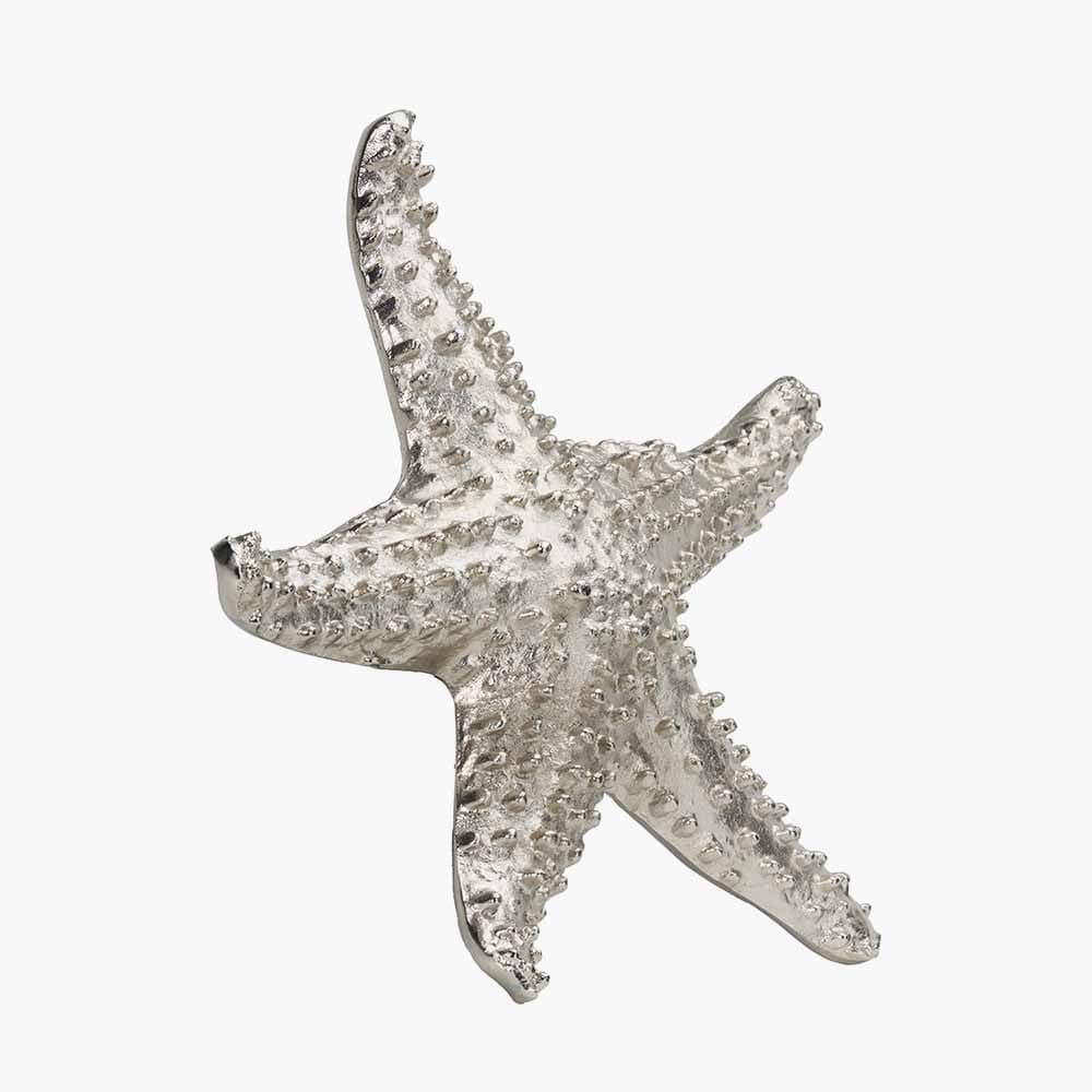 Pacific Lifestyle Accessories Silver Metal Starfish Ornament House of Isabella UK