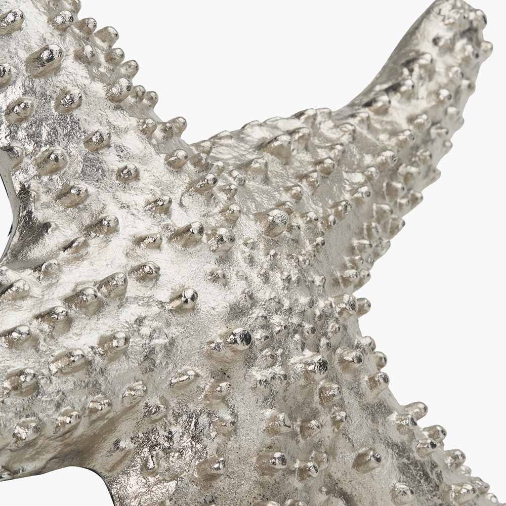 Pacific Lifestyle Accessories Silver Metal Starfish Ornament House of Isabella UK