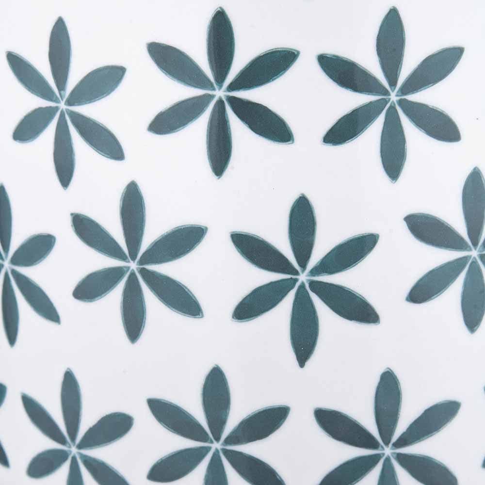 Pacific Lifestyle Accessories Thea Green and Gold Leaf Ceramic Lidded Ginger Jar House of Isabella UK