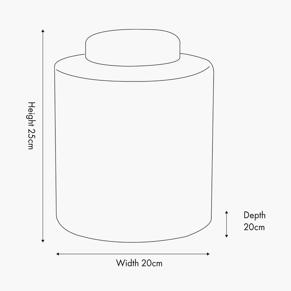 Pacific Lifestyle Accessories Thea Green and Gold Leaf Ceramic Lidded Ginger Jar House of Isabella UK