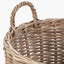 Tobs Grey Kubu Rattan Tall Round Storage Basket.