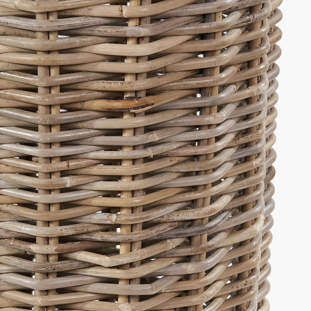 Tobs Grey Kubu Rattan Umbrella Basket.