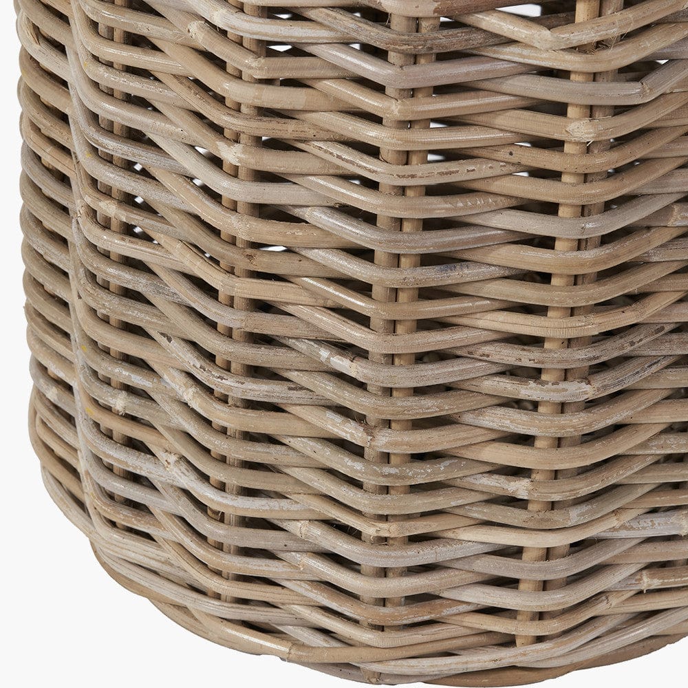 Tobs Grey Kubu Rattan Umbrella Basket.