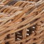Tobs S/2 Chunky Natural Rattan Square Storage Baskets with Lid.