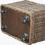 Tobs S/2 Grey Kubu Rattan Rectangular Wheeled Logs Baskets.