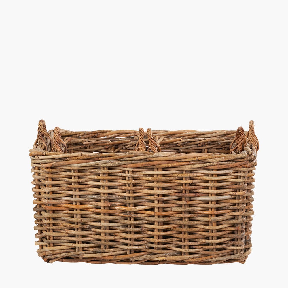 Tobs S/3 Chunky Natural Rattan Storage Baskets.
