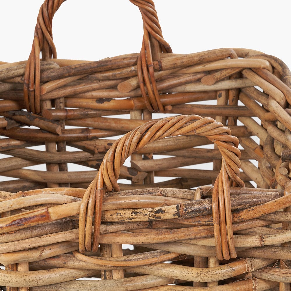 Tobs S/3 Chunky Natural Rattan Storage Baskets.