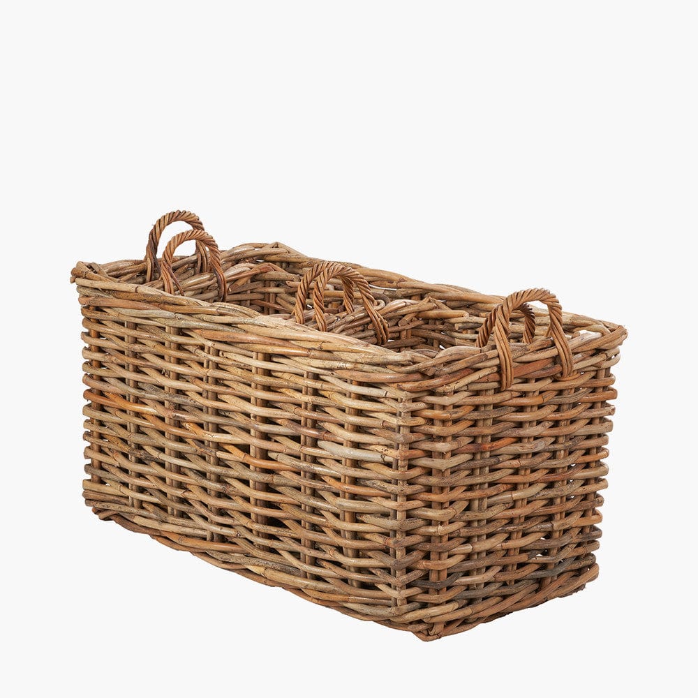 Tobs S/3 Chunky Natural Rattan Storage Baskets.