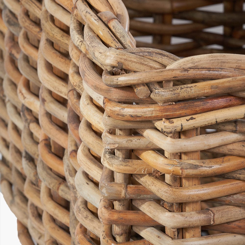 Tobs S/3 Chunky Natural Rattan Storage Baskets.
