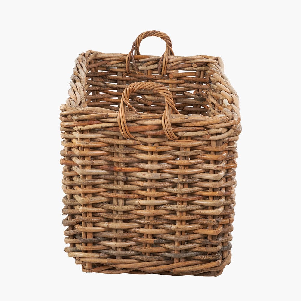 Tobs S/3 Chunky Natural Rattan Storage Baskets.