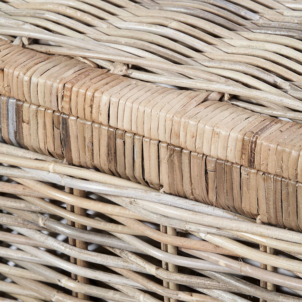 Tobs S/3 Grey Kubu Rattan Basket Chests.