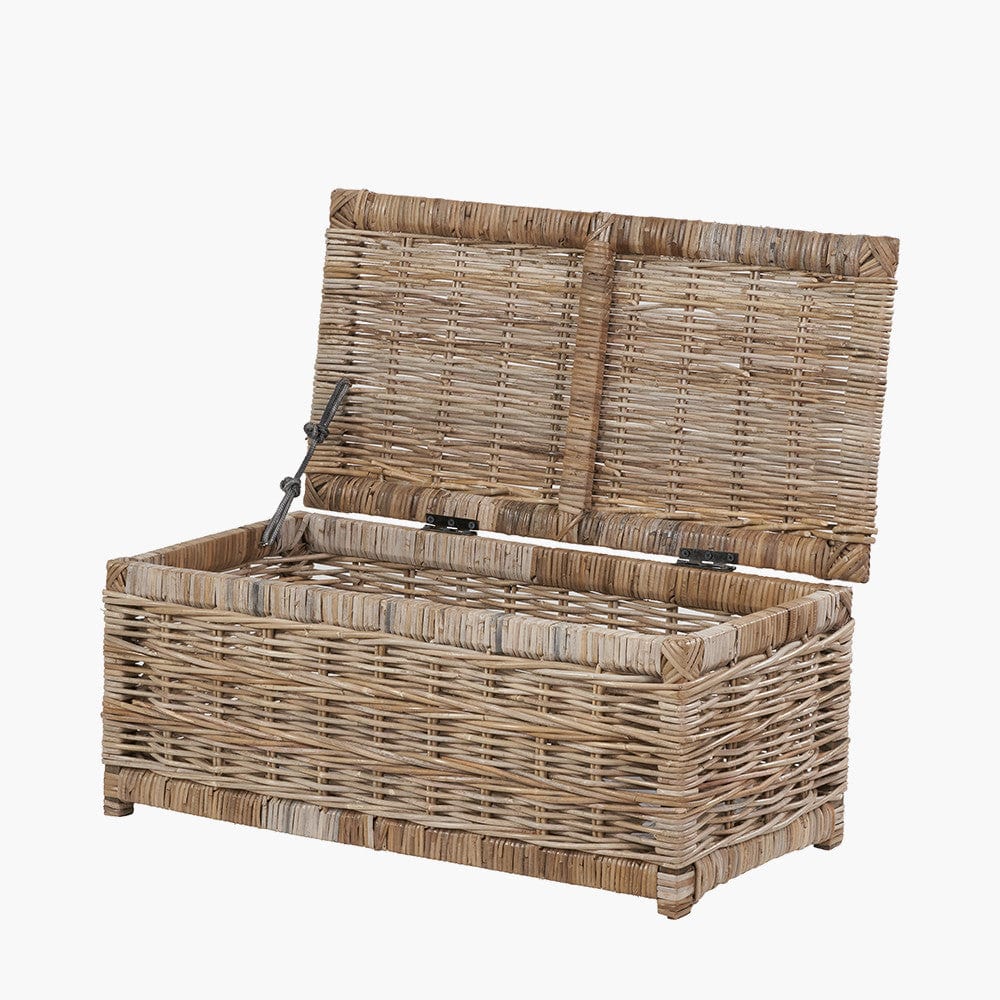 Tobs S/3 Grey Kubu Rattan Basket Chests.
