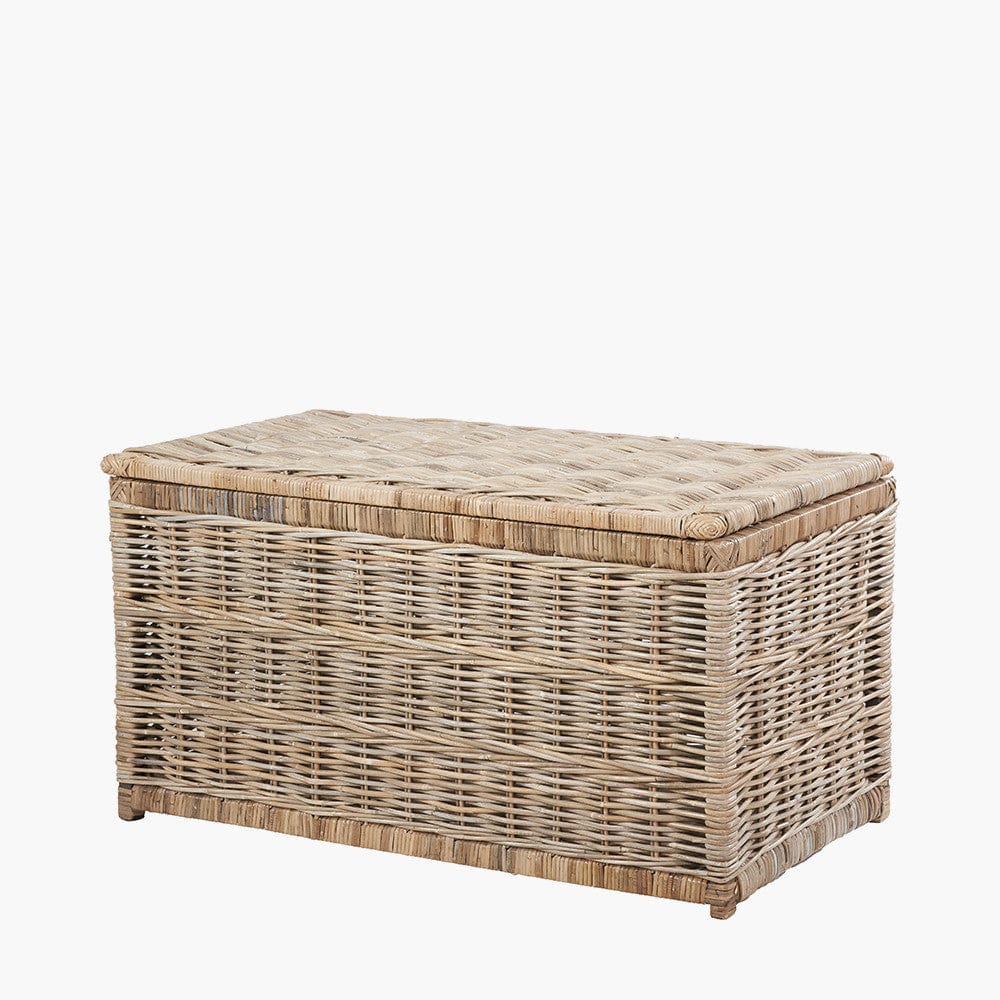 Tobs S/3 Grey Kubu Rattan Basket Chests.