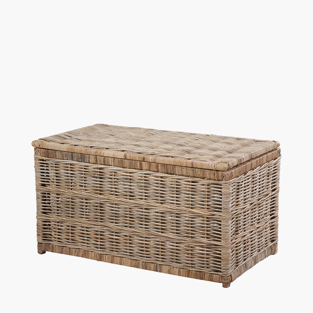 Tobs S/3 Grey Kubu Rattan Basket Chests.