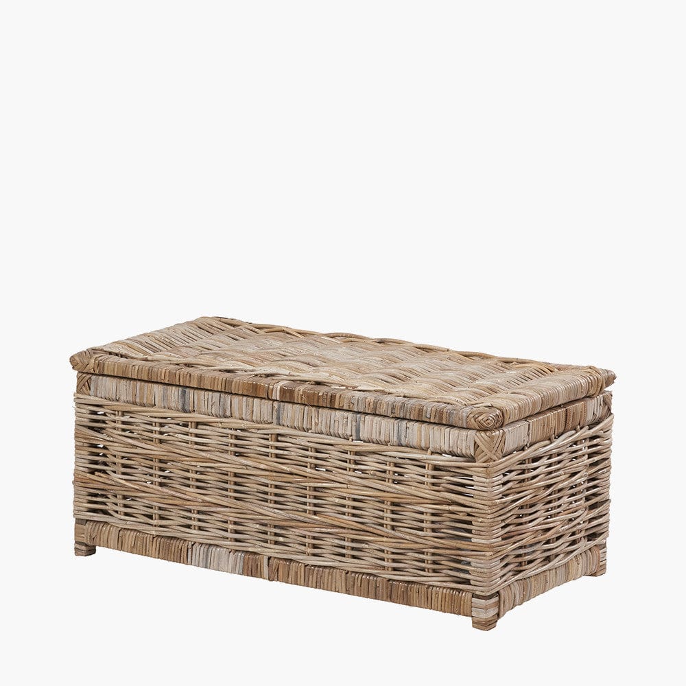 Tobs S/3 Grey Kubu Rattan Basket Chests.
