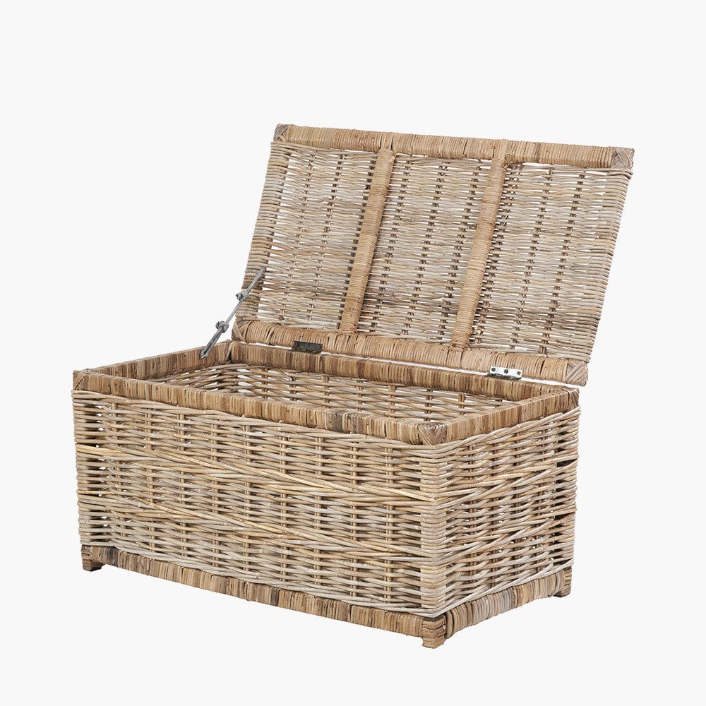 Tobs S/3 Grey Kubu Rattan Basket Chests.
