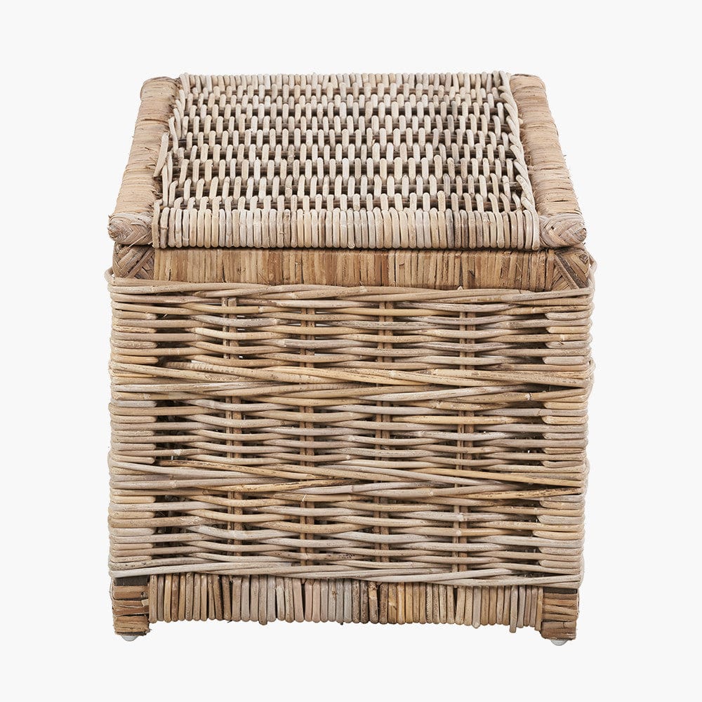 Tobs S/3 Grey Kubu Rattan Basket Chests.