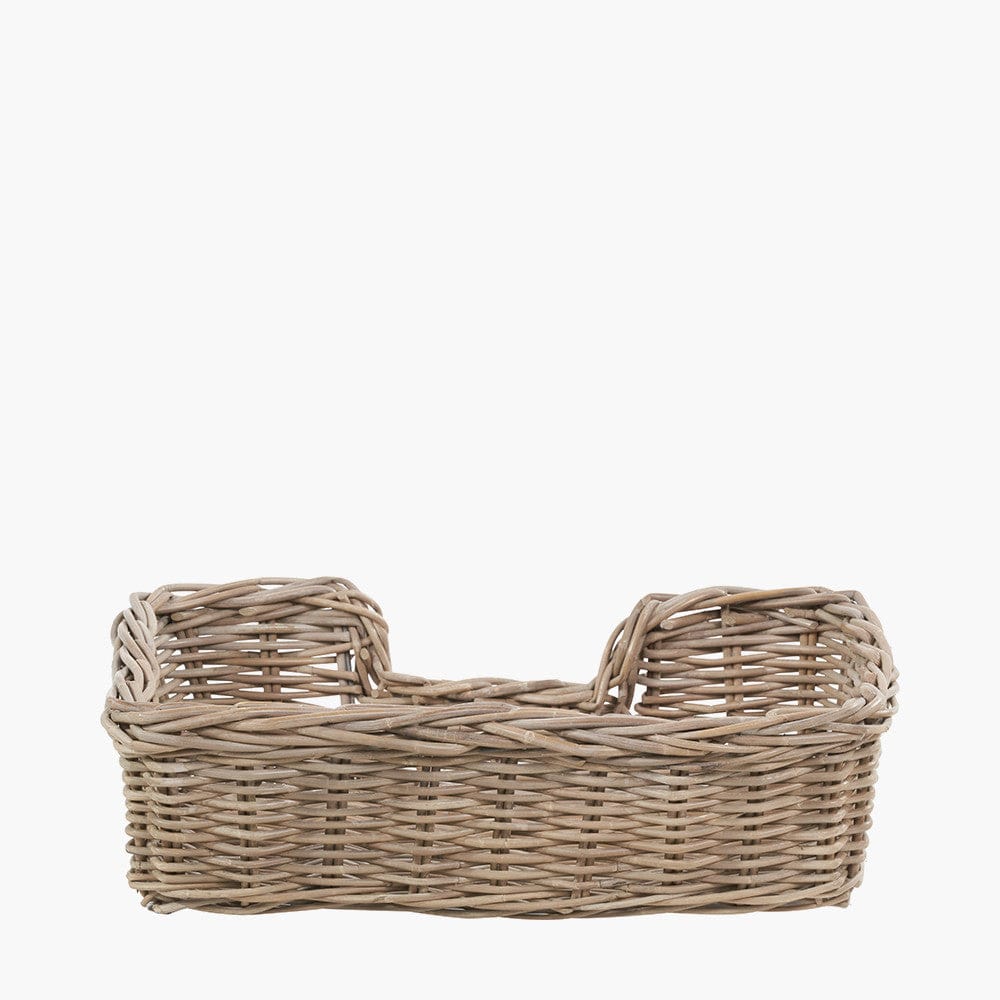 Tobs S/5 Grey Kubu Rattan Basket Dog Beds.