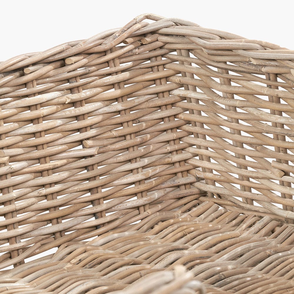 Tobs S/5 Grey Kubu Rattan Basket Dog Beds.