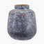 Pacific Lifestyle Accessories Vulcan Grey Volcanic Effect Stoneware Vase House of Isabella UK