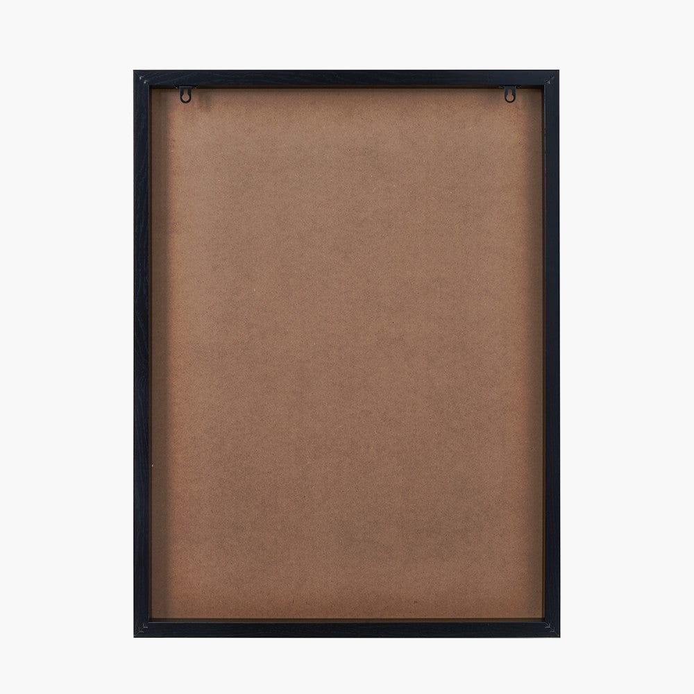 White Marble Canvas With Gold Geo Pattern.