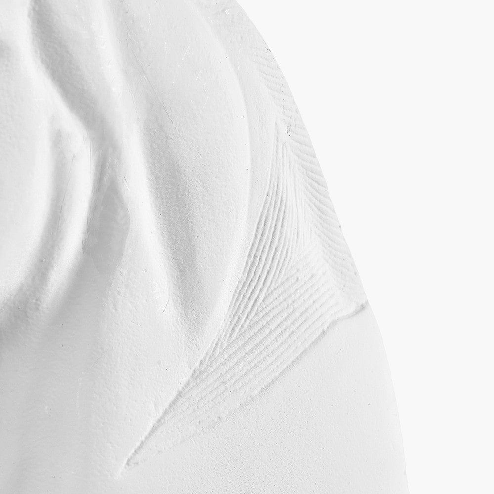 White Metal Horse Head Ornament.