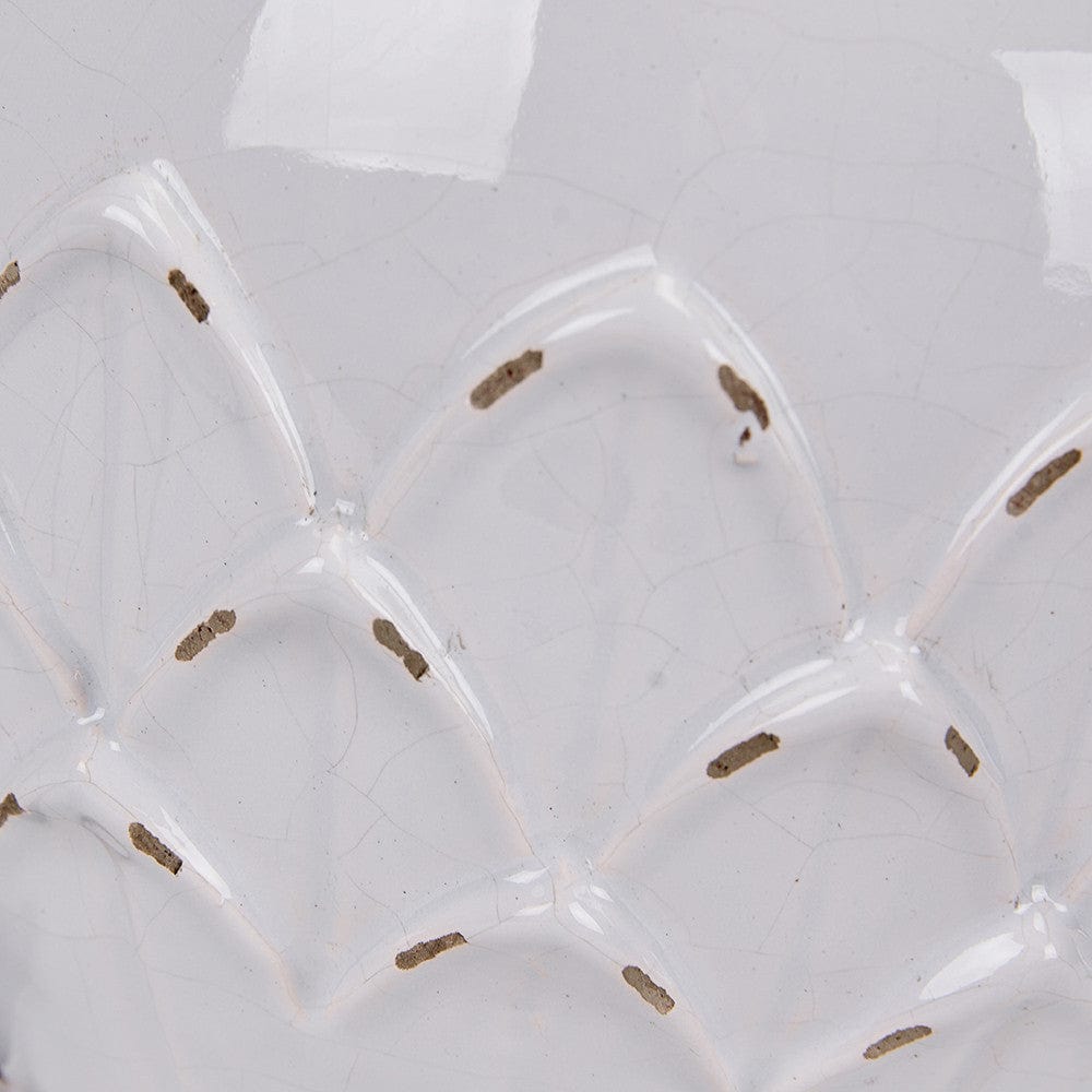 Willow White Leaf Detail Small Stoneware Table Lamp Base with Milos 25cm Pistachio Green Linen Tapered Lampshade.