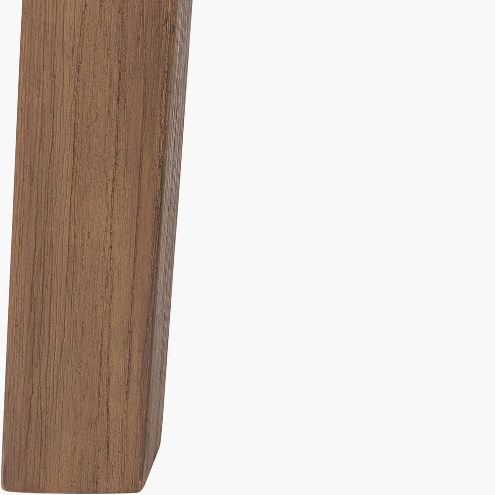 Gio Black and Natural Acacia Wood Dining Table.