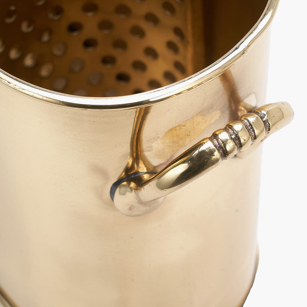 Gold 2 Bottle Wine Holder.