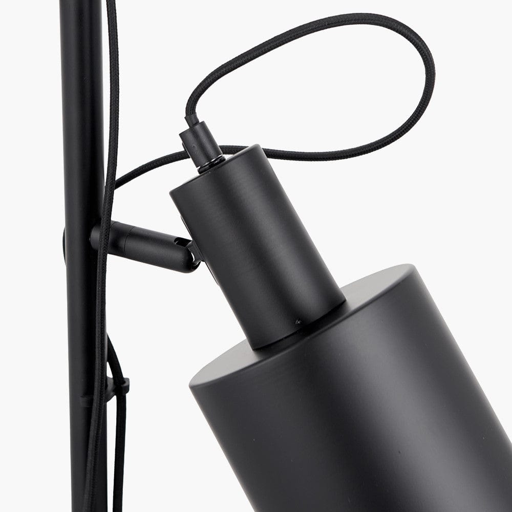 Aaron Black Metal Task Floor Lamp.