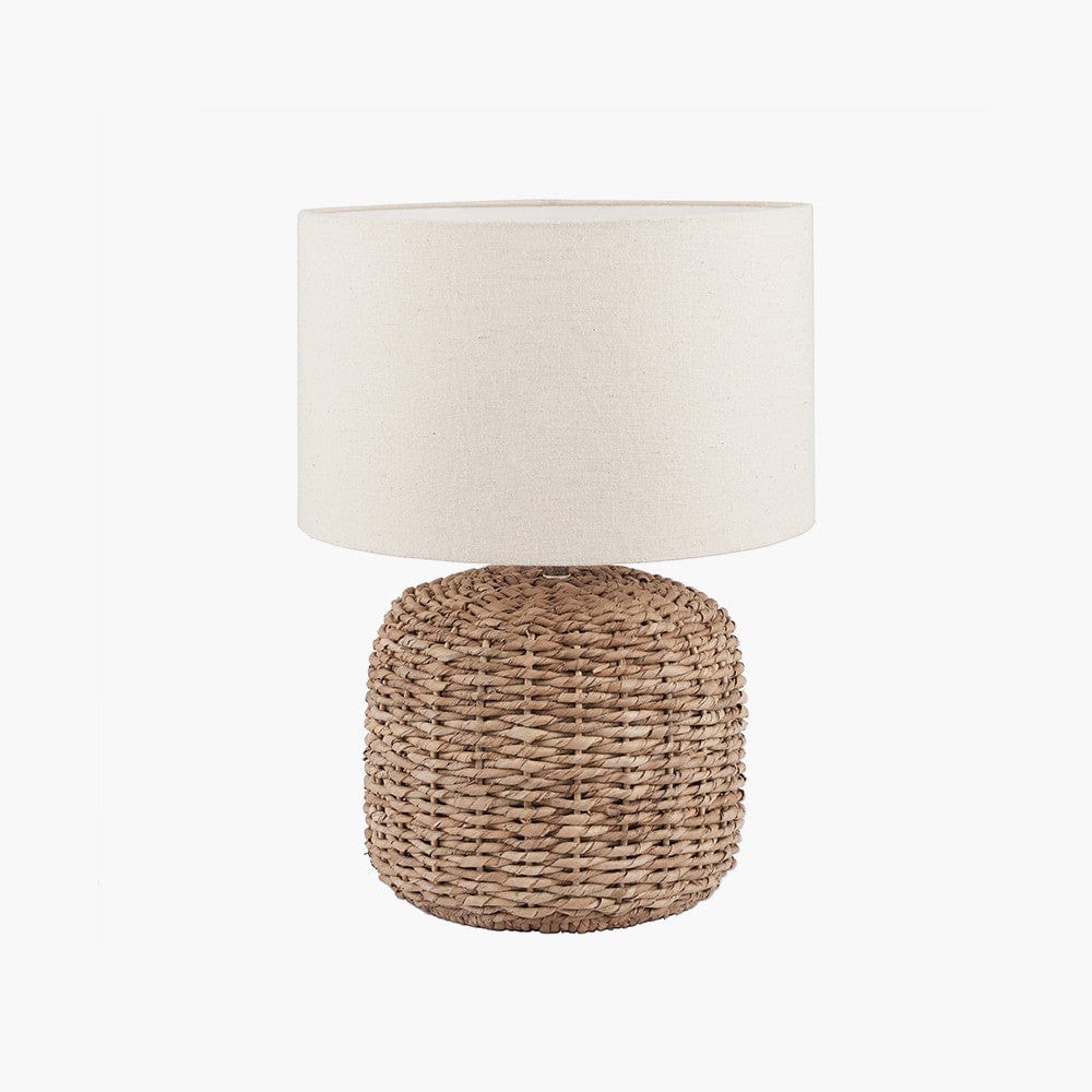 Pacific Lifestyle Lighting Acer Natural Woven Small Table Lamp House of Isabella UK