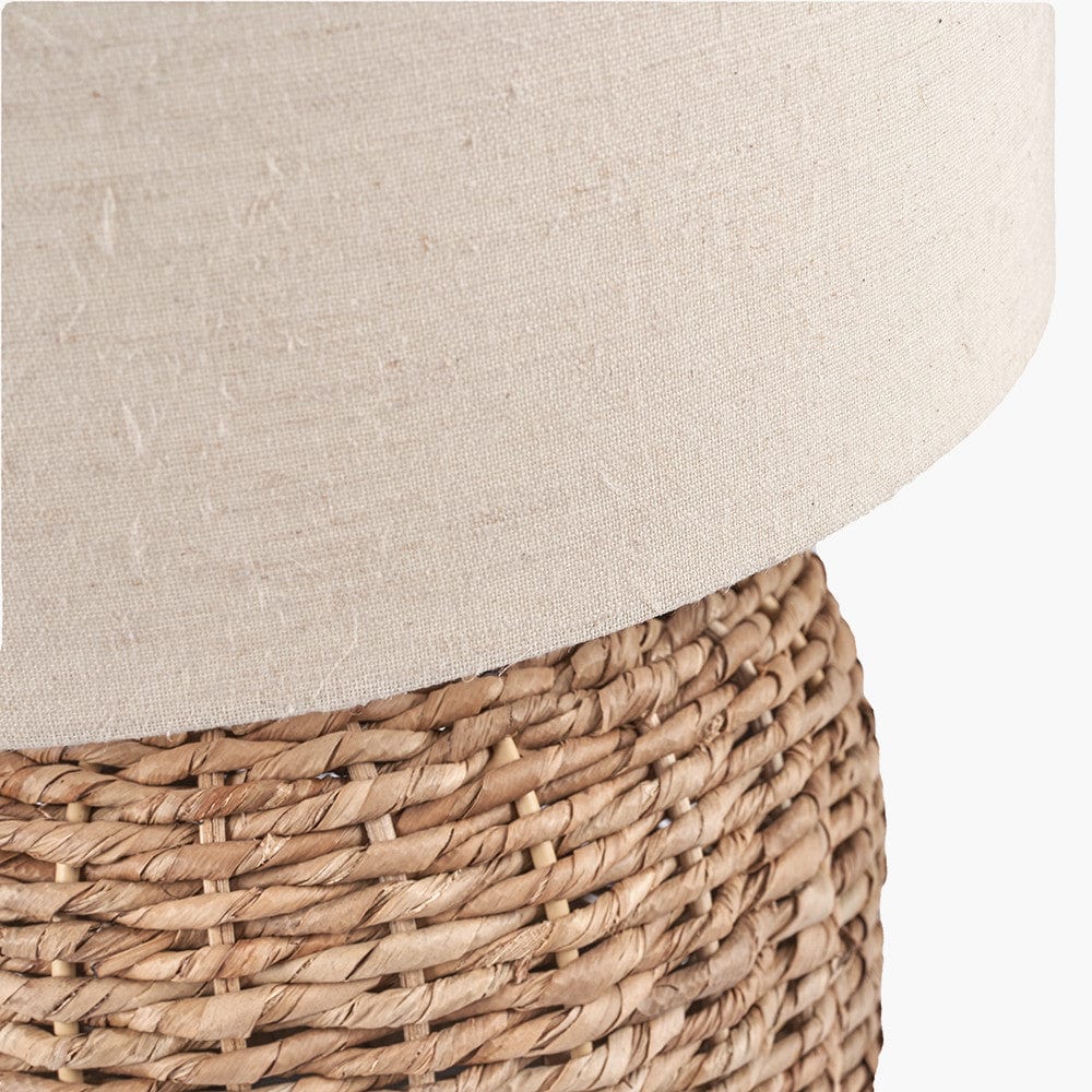 Acer Natural Woven Small Table Lamp.