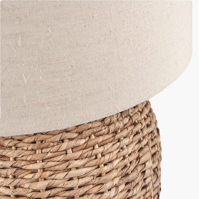 Pacific Lifestyle Lighting Acer Natural Woven Small Table Lamp House of Isabella UK