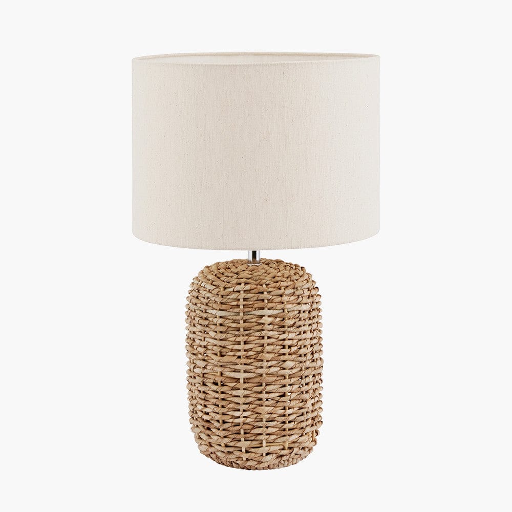 Acer Natural Woven Tall Table Lamp.