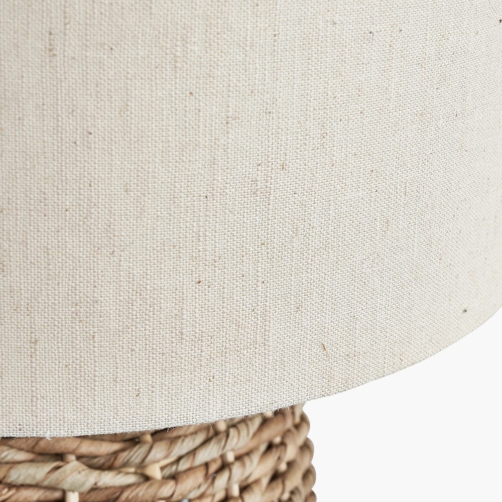 Acer Natural Woven Tall Table Lamp.