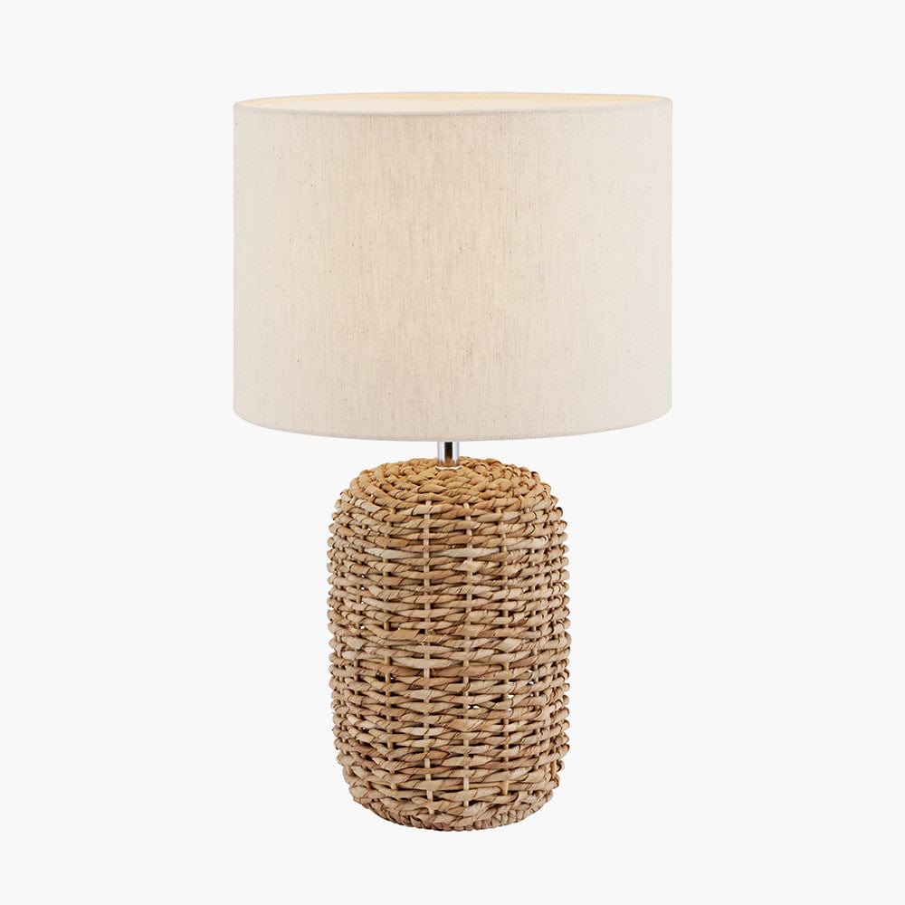 Pacific Lifestyle Lighting Acer Natural Woven Tall Table Lamp House of Isabella UK